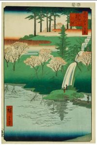 Hiroshige Utagawa Chiyogaike Pond Meguro