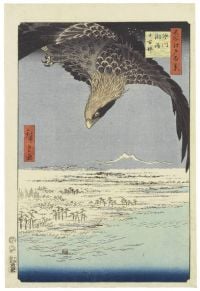 Hiroshige Utagawa Fukagawa Susaki Jumantsubo canvas print