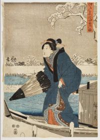 Hiroshige Utagawa Sumidagawa Settchu No Zu