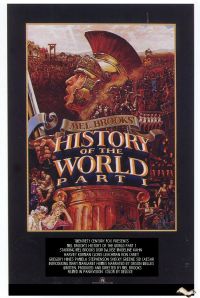 Storia del mondo parte 1 1981 poster del film stampa su tela