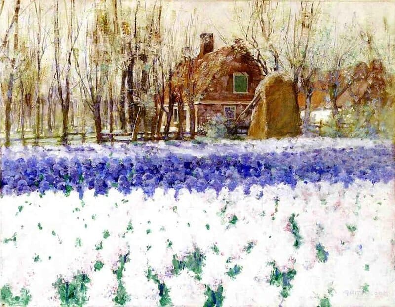 Hitchcock George Cottage With Hyacinths canvas print