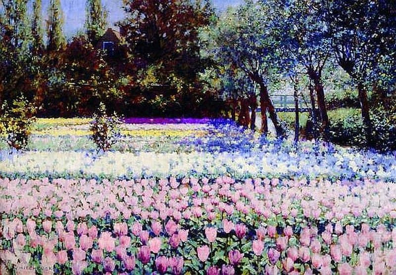Hitchcock George Early Spring In Holland Ca. 1890 1905 canvas print