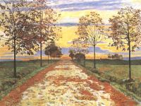 Hodler Ferdinand Autumn Evening canvas print