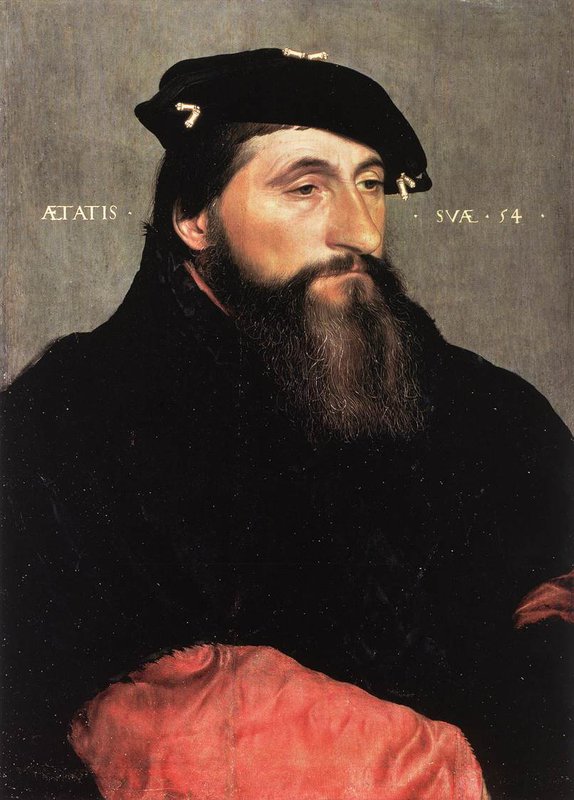 Holbien The Younger Portrait Of Duke Antony The Good Of Lorraine canvas print
