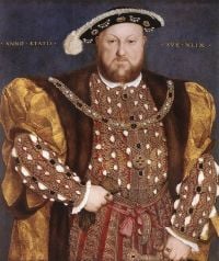 Holbien The Younger Portrait Of Henry Viii canvas print