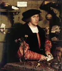 Holbien The Younger Portrait Of The Merchant Georg Gisze canvas print