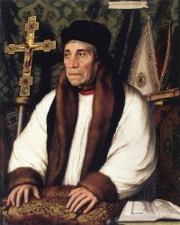 Holbien der jüngere Porträt von William Warham Erzbischof von Canterbury