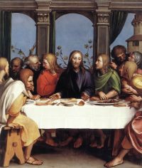 Holbien The Younger The Last Supper canvas print