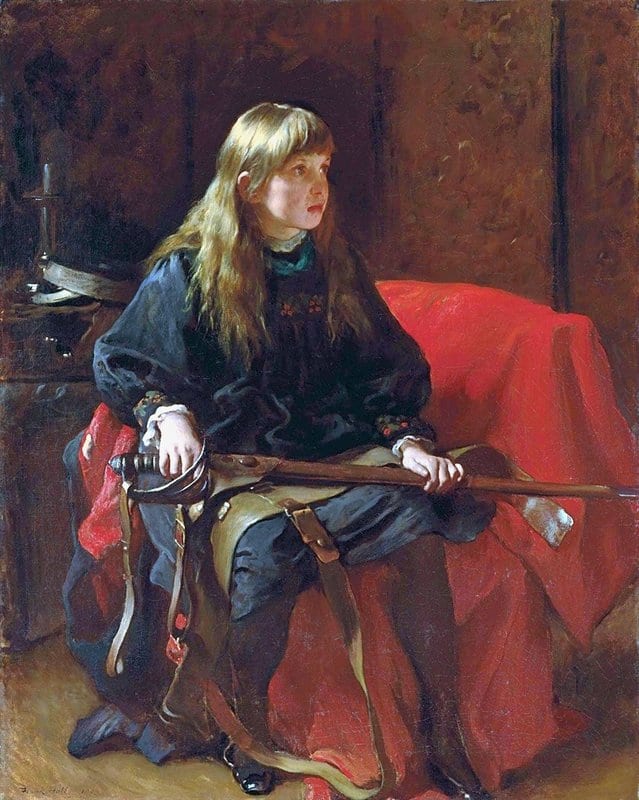 Holl Frank Did You Ever Kill Anybody Father 1883 canvas print