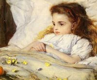 Holl Frank The Convalescent 1867 canvas print