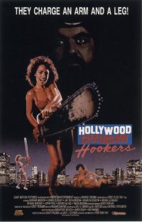 Stampa su tela del poster del film Hollywood Chainsaw Hookers