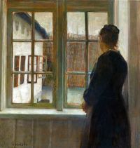 Holsoe Carl By The Window Leinwanddruck