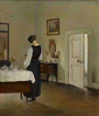 Holsoe Carl In The Dining Room canvas print