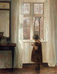 Holsoe Carl Inge By The Window Leinwanddruck
