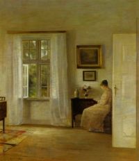 Holsoe Carl Woman In An Interior Reading