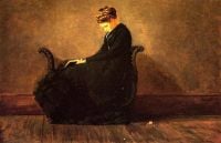 Homer Winslow Porträt von Helena De Kay Ca. Leinwanddruck von 1872
