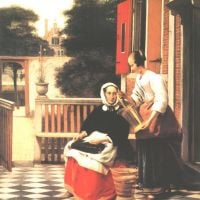 Hooch Pieter De Una mujer y su criada