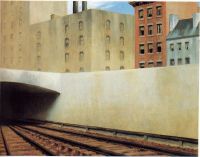 Hopper Approaching A City canvas print