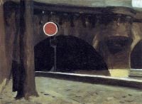 Hopper Bridge In Paris canvas print