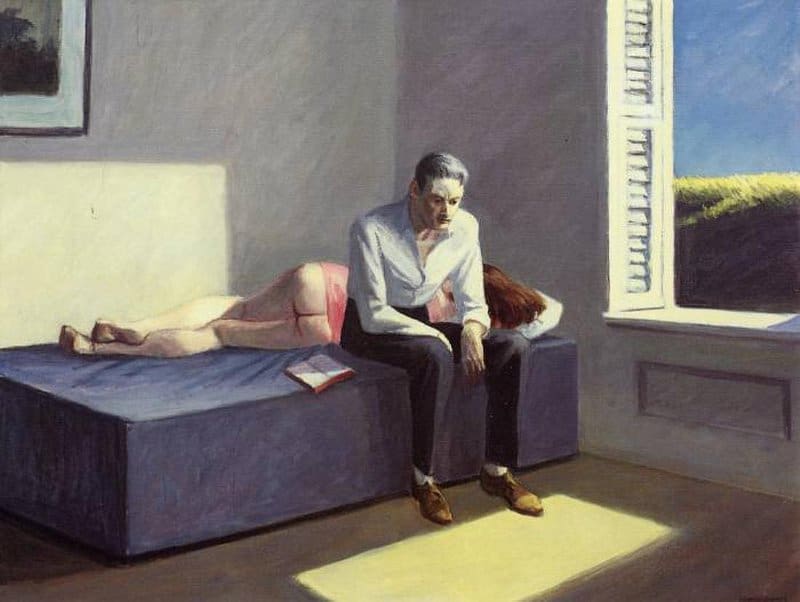 Hopper Excursion Into Philosophy canvas print