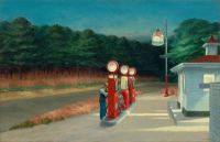 Hopper Gas Oil Painting Reproduction Moma Version