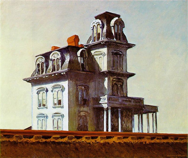 Hopper House By The Railroad canvas print