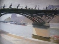 Hopper Le Pont Des Arts canvas print