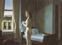 Hopper Morning In A City canvas print