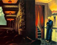 Hopper New York Movie 1939 canvas print