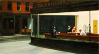 Hopper Nighthawks canvas print