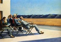 Hopper People In The Sun canvas print