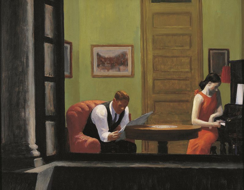 Hopper Room In New York canvas print