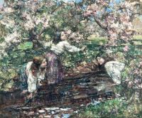 Hornel Edward Atkinson Happy Springtime 1910