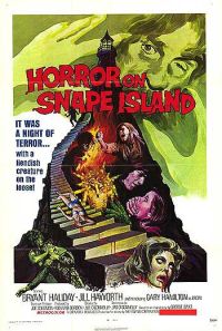 Stampa su tela del poster del film Horror On Snape Island