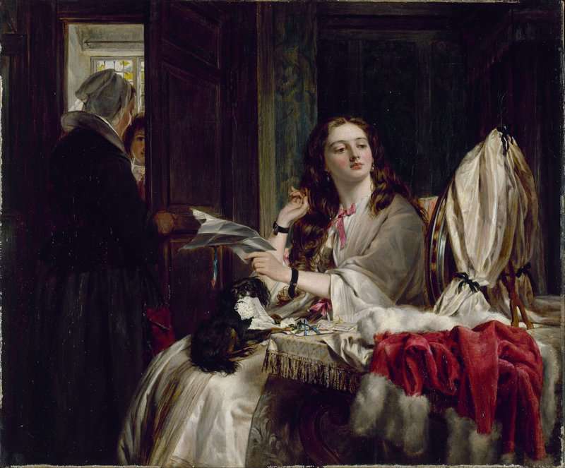 Horsley John Callcott The Morning Of St Valentine 1865 canvas print