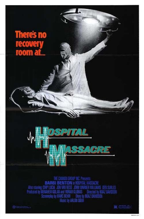 Hospital Massacre Movie Poster canvas print