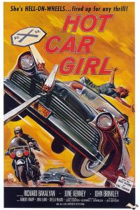 Hot Car Girl 1958 Movie Poster stampa su tela