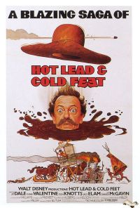 Hot Lead And Cold Feet 1978 Movie Poster stampa su tela