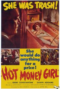 Hot Money Girl 1959 Movie Poster stampa su tela