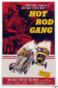 Stampa su tela del poster del film Hot Rod Gang 1958