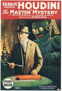 Stampa su tela Houdini The Master Mystery 1919 Movie Poster