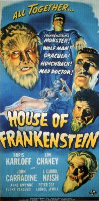 Stampa su tela House Of Frankenstein 2 Movie Poster