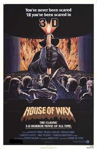 Stampa su tela del poster del film House Of Wax