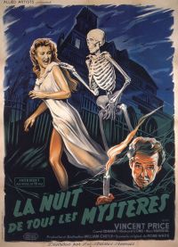 Stampa su tela Poster del film francese House On Haunted Hill 58