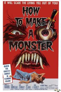 Stampa su tela How To Make A Monster 1958 Movie Poster