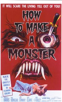 Stampa su tela How To Make A Monster Movie Poster