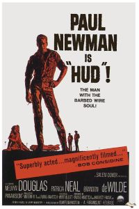 Hud 1963 Movie Poster stampa su tela