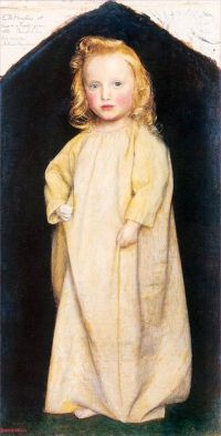 Hughes Arthur Edward Robert Hughes As A Child Ca. 1853 54 canvas print