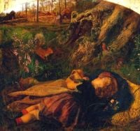 Hughes Arthur Das Kind des Holzfällers 1860
