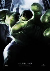 Stampa su tela del poster del film Hulk Teaser